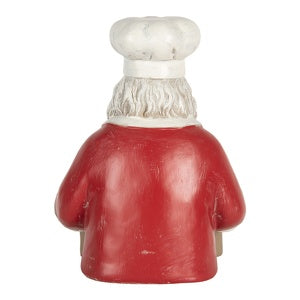 Decorazione natalizia babbo natale con lavagna