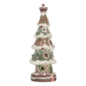Decorazione albero di natale con led