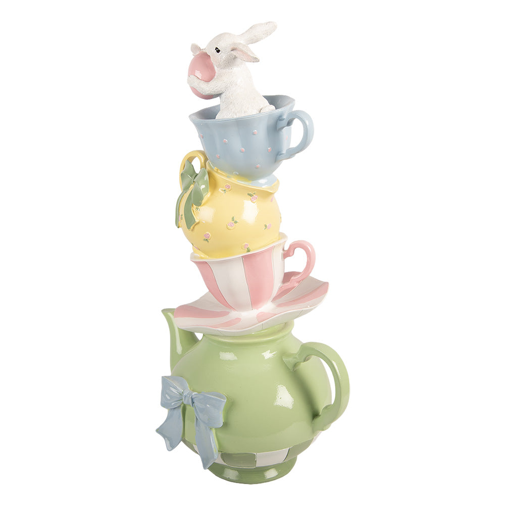 Decoro Pasquale Coniglio con tazze