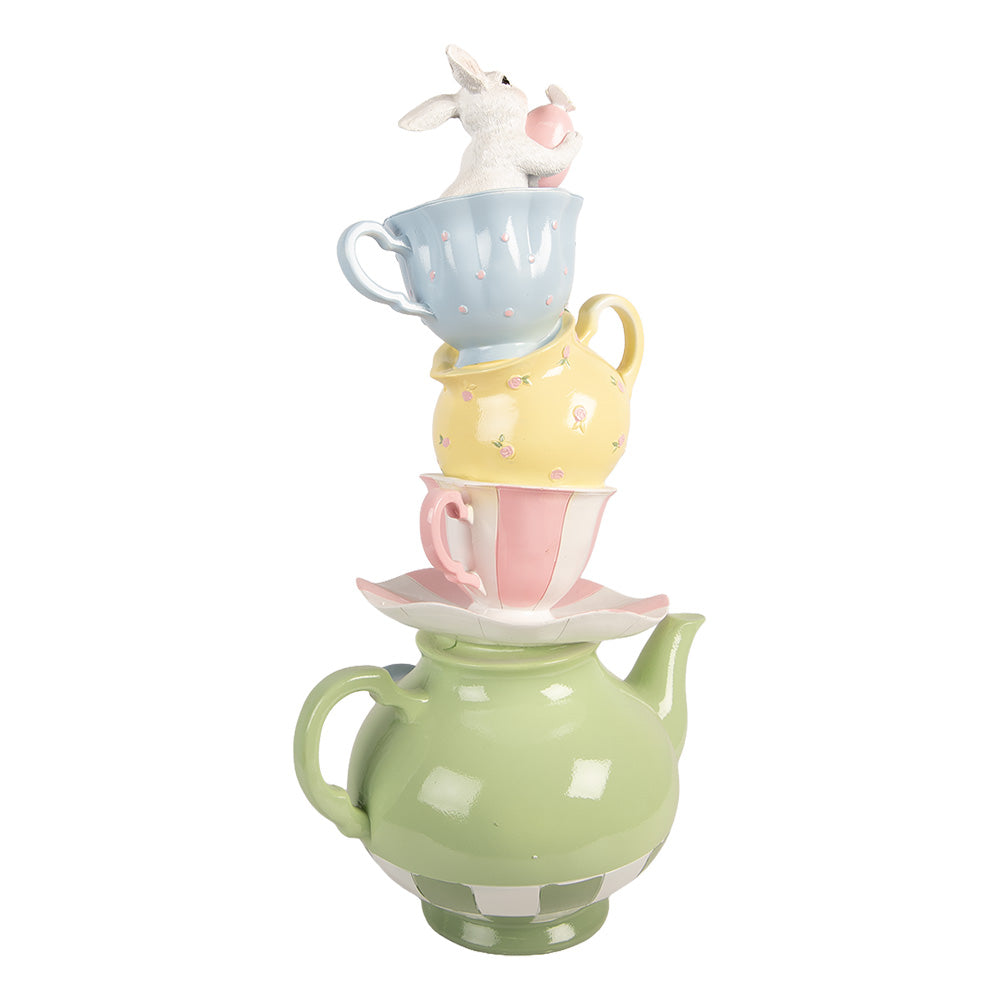 Decoro Pasquale Coniglio con tazze