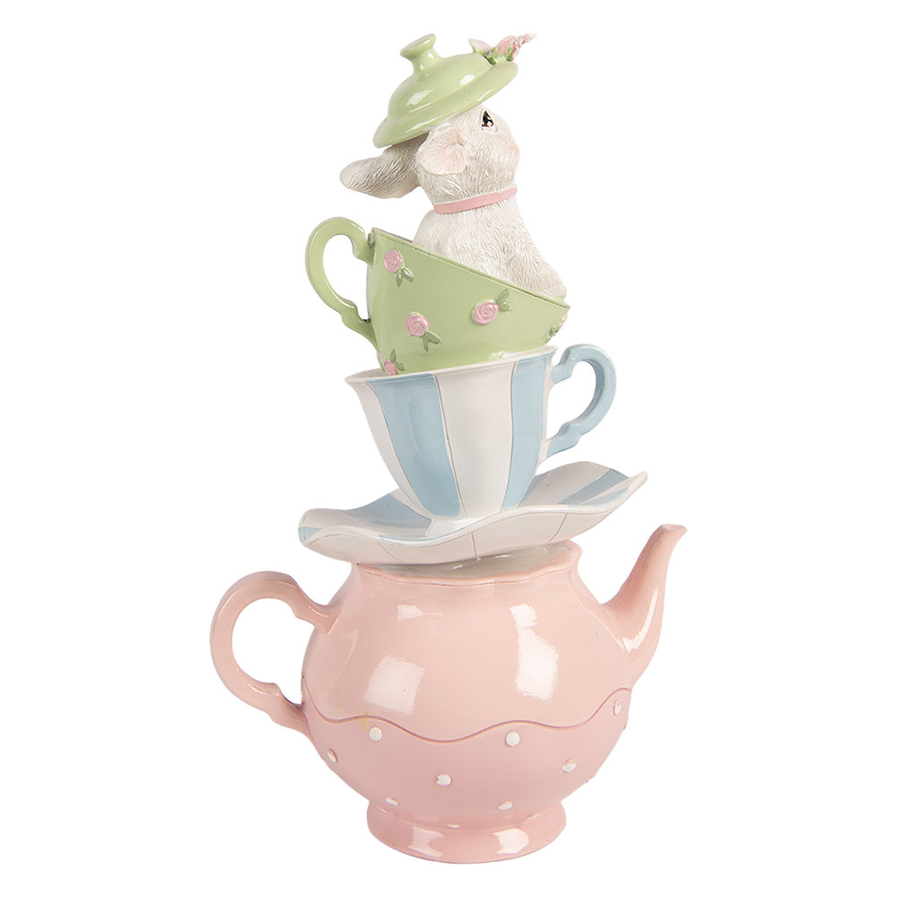Decoro Pasquale Coniglio con tazze