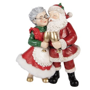 Statuetta mamma natale e babbo natale
