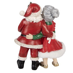 Statuetta mamma natale e babbo natale