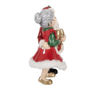 Statuetta mamma natale e babbo natale