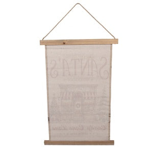 Tappeto da parete santa's workshop