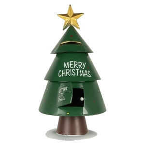 Cassetta postale a forma di albero di natale