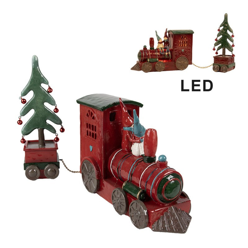 Trenino con LED rosso