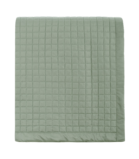 Trapunta Matrimoniale Collezione Aurora – Blanc Mariclo – 260 x 260 cm – Verde