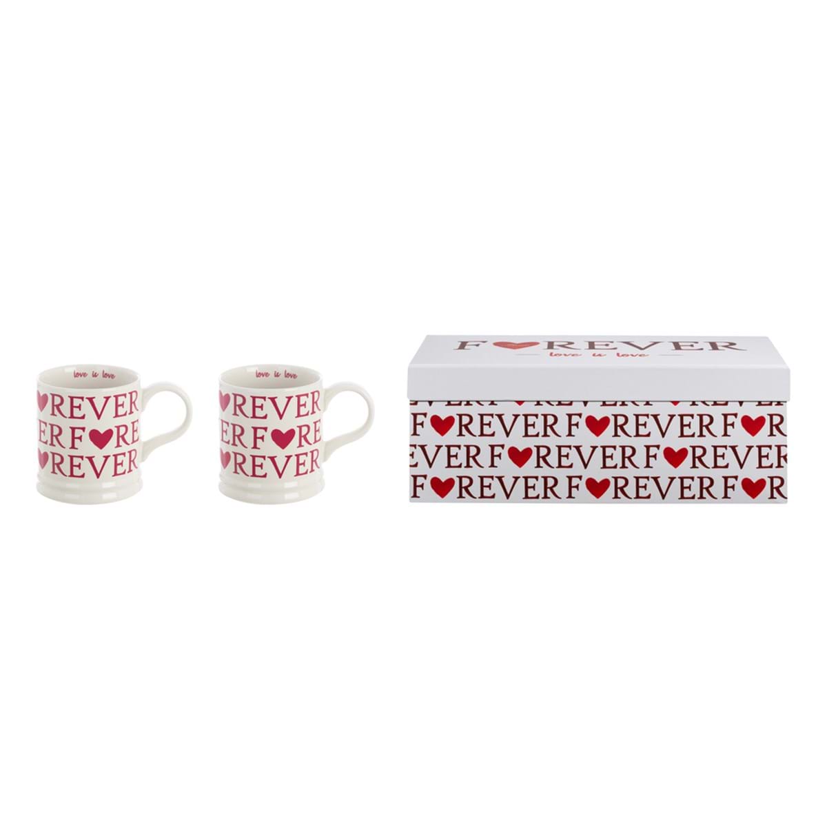 Set da 2 tazze mug forever - Blanc Mariclò