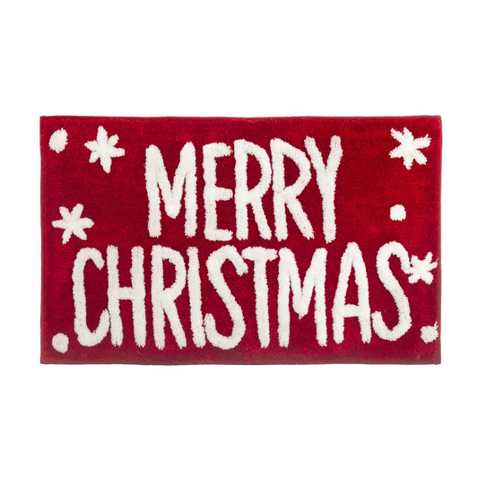 Tappeto natalizio “Merry Christmas” 50×80 cm – Blanc Mariclò
