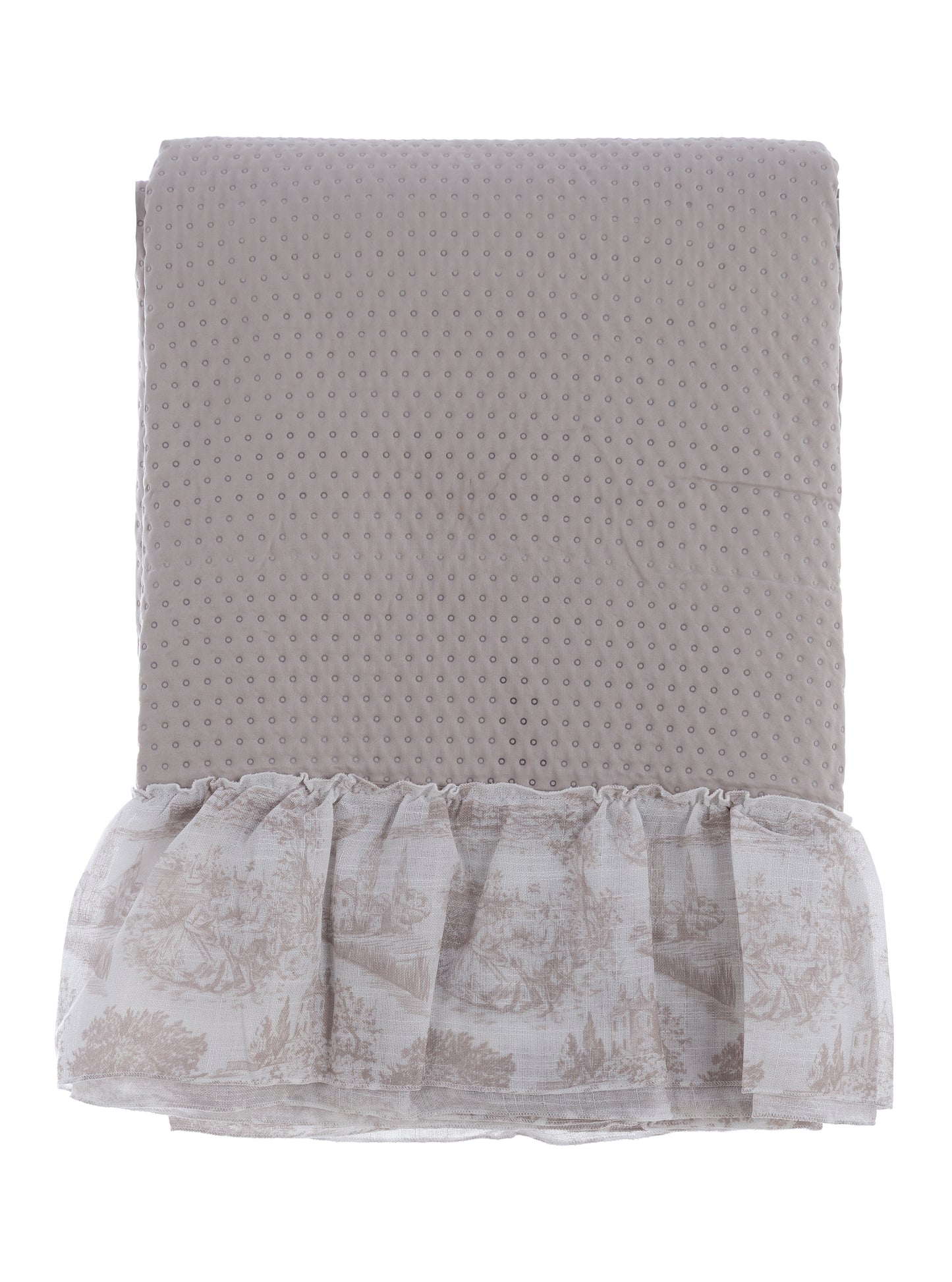 Trapunta Matrimoniale con Gala Collezione Toile de Jouy – Blanc Mariclo