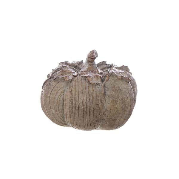 Decorazione Zucca in Resina S Blanc Mariclò