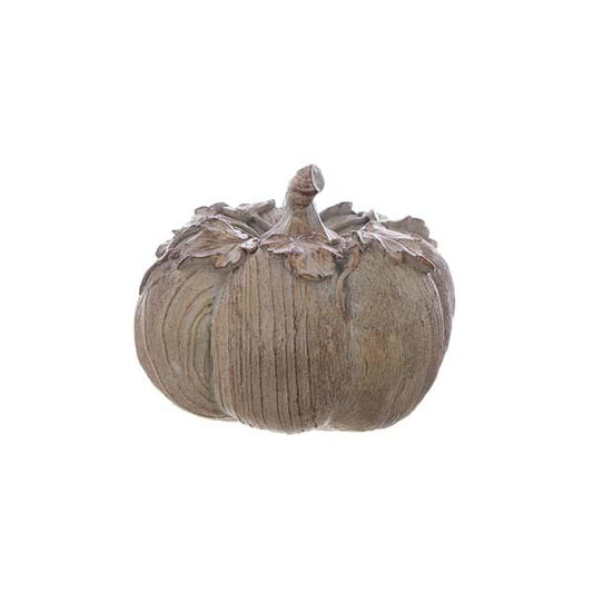 Decorazione Zucca in Resina S Blanc Mariclò