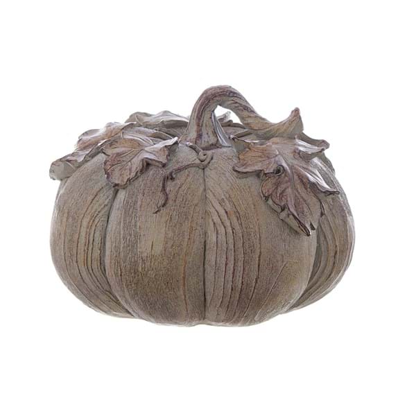 Decorazione Zucca in Resina Blanc Mariclò
