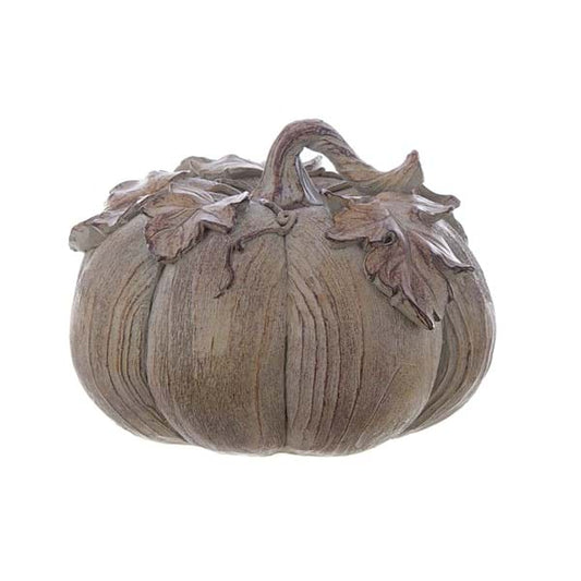Decorazione Zucca in Resina Blanc Mariclò