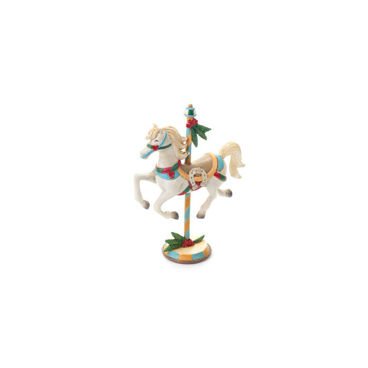 Decorative Christmas Horse in Resin La Giostra di Amélie 22 cm – Nuvole di Stoffa