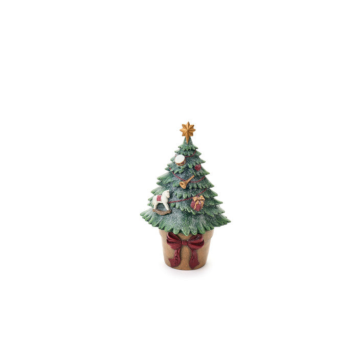 Christmas Tree in Resin with Vase 30 cm – Nuvole di Stoffa