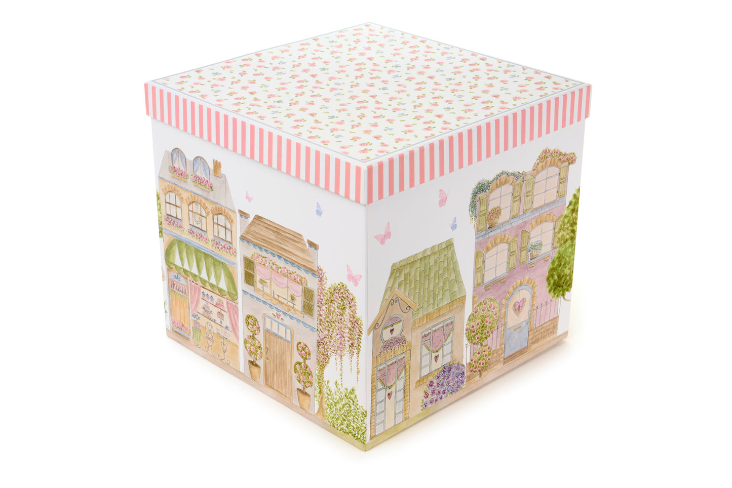 Nuvole di stoffa Set di 3 Scatole  "La vie en rose"