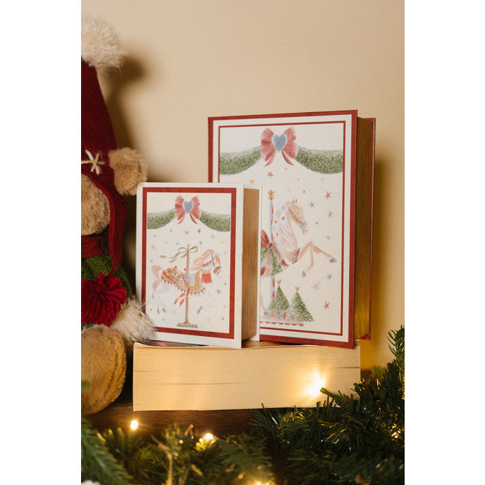 La Giostra di Amélie Christmas Book Boxes S/2 – Nuvole di Stoffa