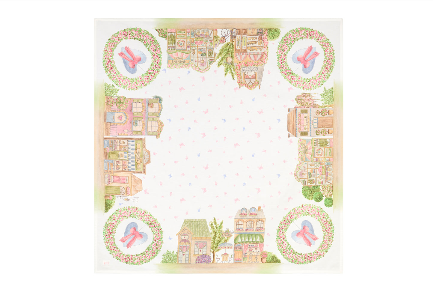 Nuvole di stoffa Tovaglia quadrata  "La vie en rose"