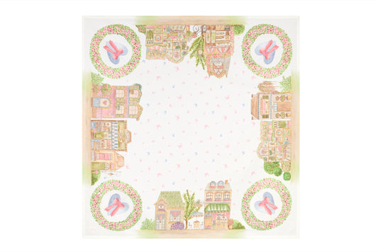 Nuvole di stoffa Tovaglia quadrata  "La vie en rose"