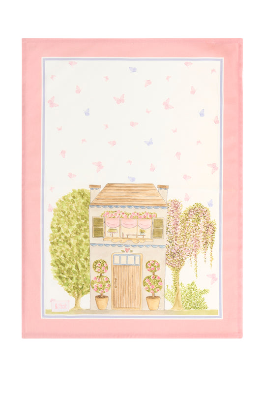 Nuvole di stoffa -  Strofinaccio "La vie en rose"