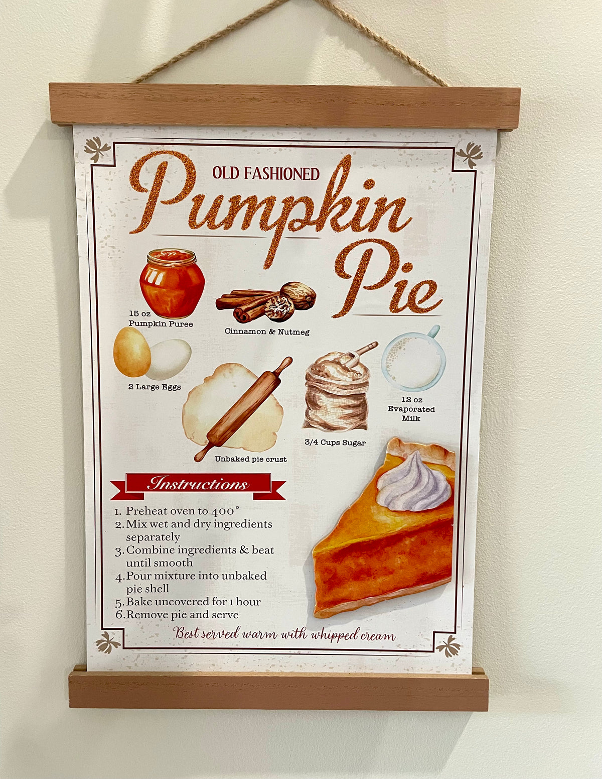 Pumpkin Pie License Plate