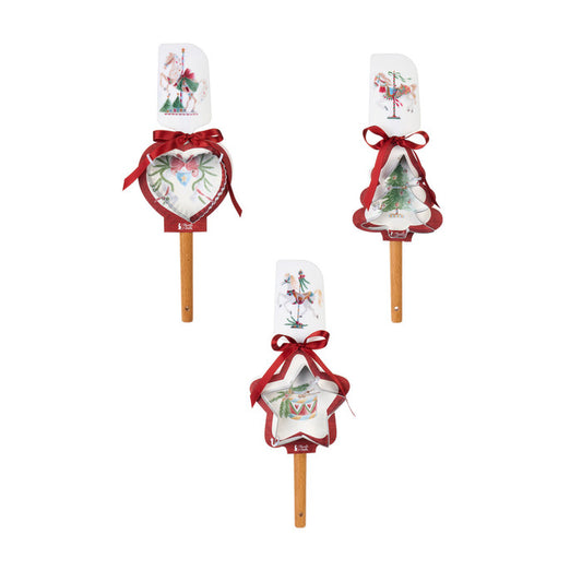 S/2 Spatula with Cookie Cutter La Giostra di Amélie 9–32 cm – Nuvole di Stoffa