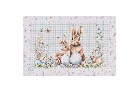 Tovaglietta Americana Pasquale PePen Nuvole di Stoffa - Rabbit 33x50 cm
