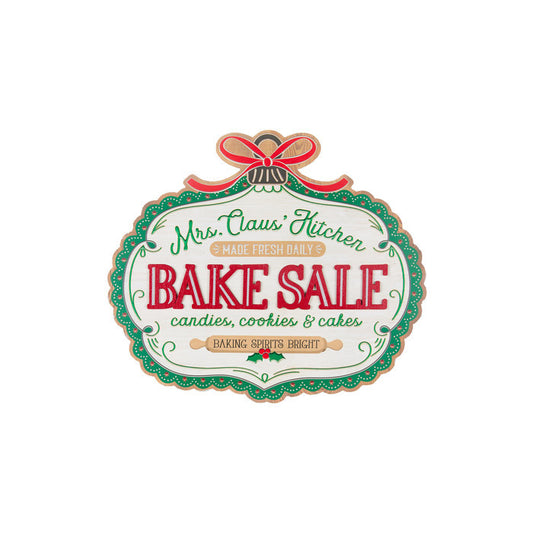Wooden Sign “Mrs Claus Kitchen” – Nuvole di Stoffa
