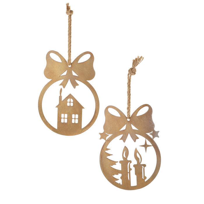 Hanging Decoration Darling in Gold Metal