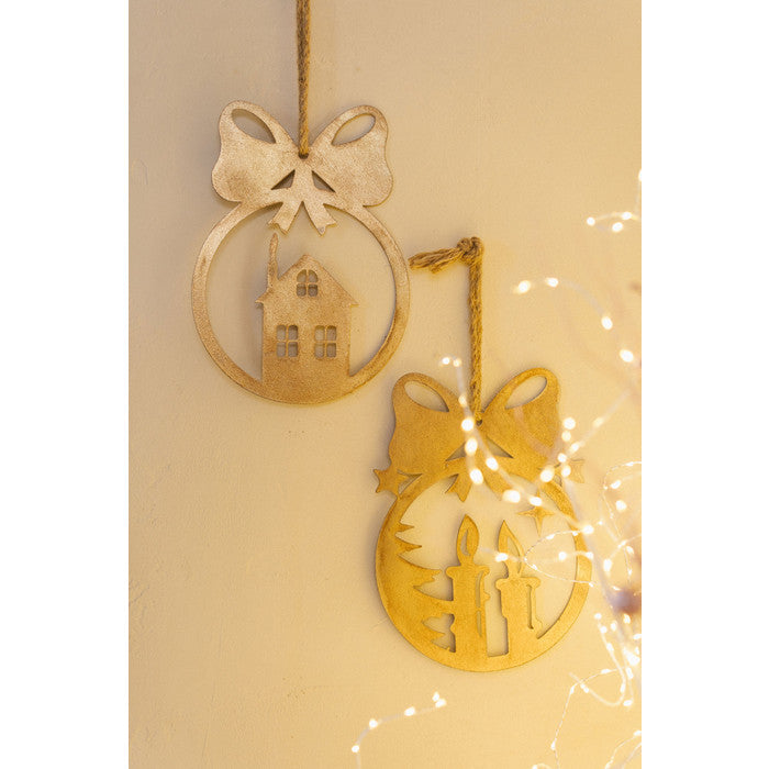 Hanging Decoration Darling in Gold Metal
