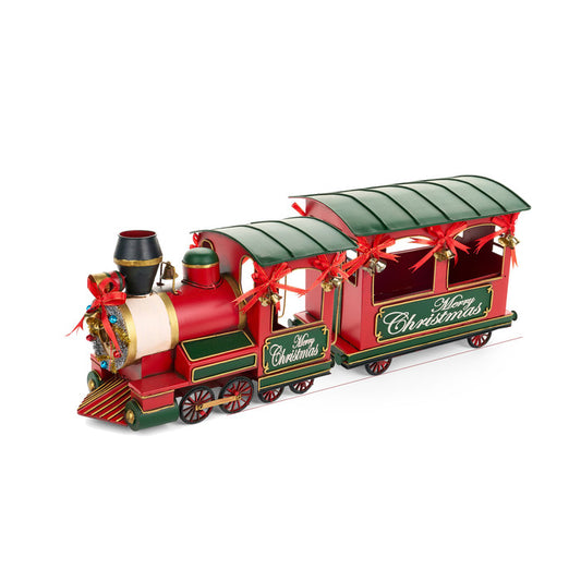 Locomotiva decorativa Vintage Toys Nuvole di Stoffa