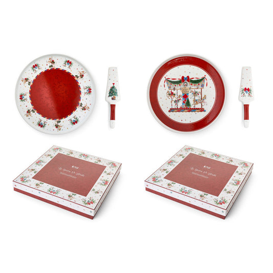 Ass. piatto con pala La Giostra di Amélie 32 cm – Nuvole di Stoffa