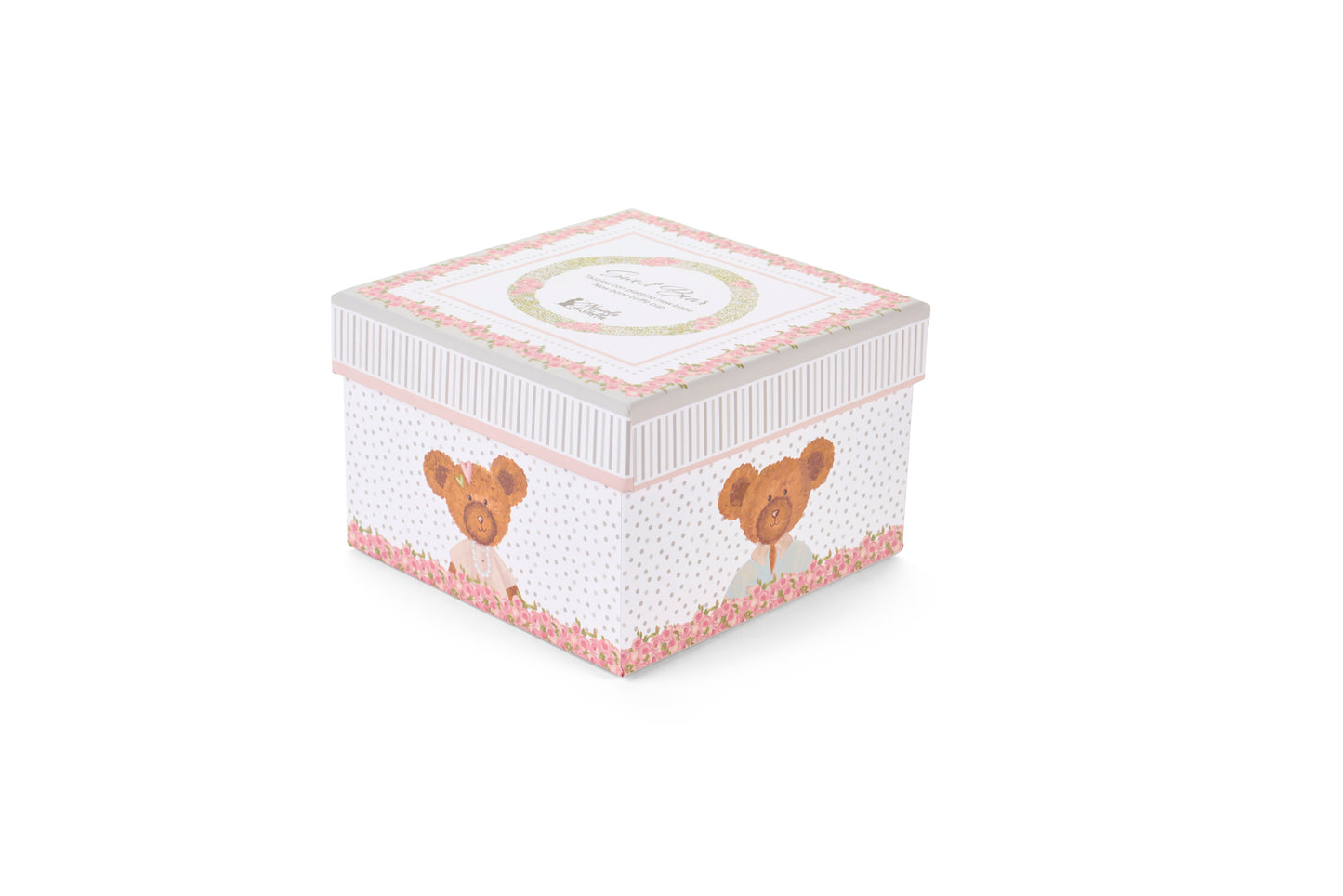 Set di 2 tazzine con piattino Sweet Bear Nuvole di Stoffa
