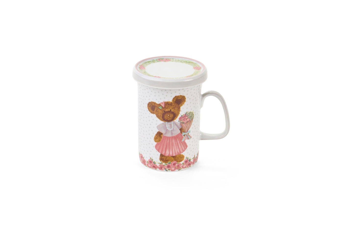 Tazza con coperchio Sweet Bear Nuvole di Stoffa