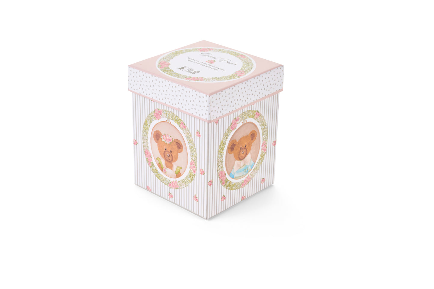 Tazza con coperchio Sweet Bear Girl Nuvole di Stoffa