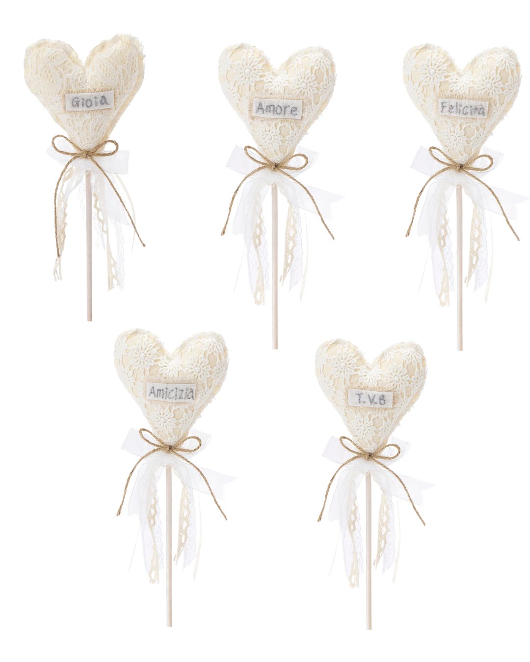 Nuvole di Stoffa  Cuori con dedica