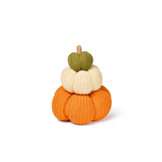 Set of 3 fabric pumpkins