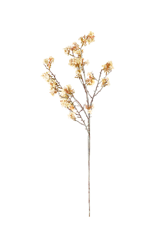 Ramo di pesco bianco artificiale Nuvole di Stoffa