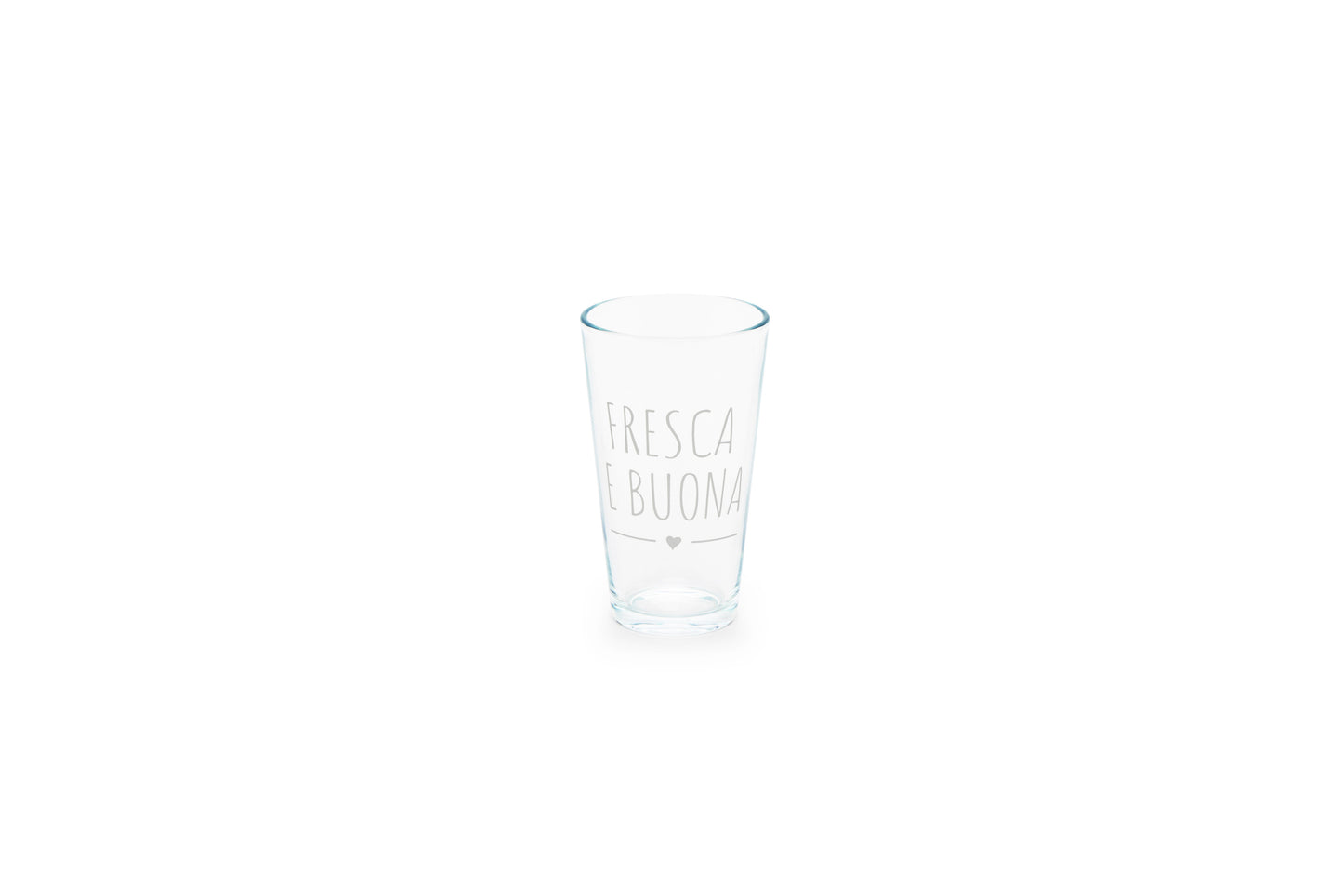 Set 6 Bicchieri Birra "Fresca e Buona" My Home Nuvole di Stoffa