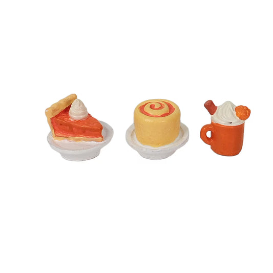 Mini dolci autunnali - set da 3 decori