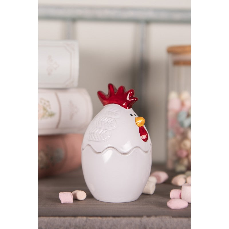 Contenitore Gallo Country Clayre & Eef (h 9 cm)