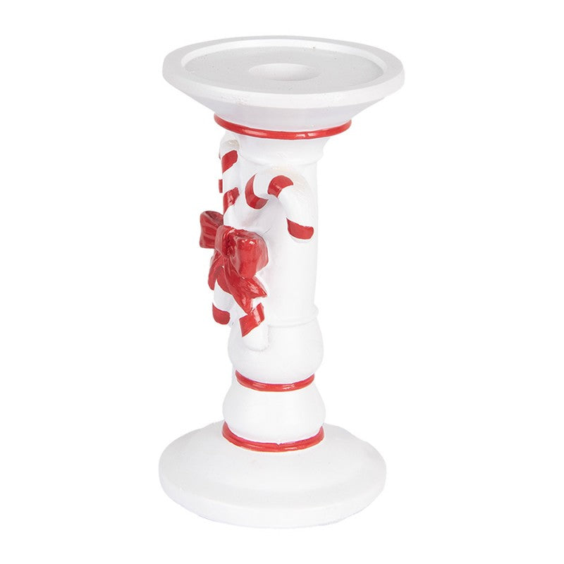 candy cane candle holder