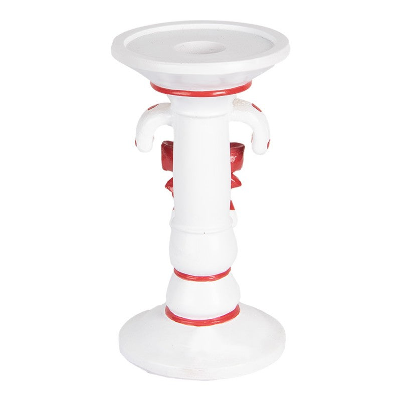 candy cane candle holder