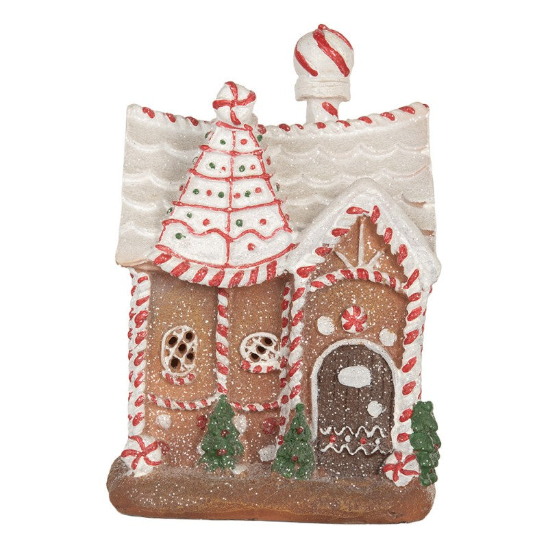 Casetta Pan di Zenzero con luci LED in poliresina – Clayre & Eef