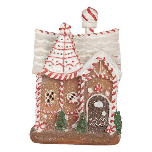 Casetta Pan di Zenzero con luci LED in poliresina – Clayre & Eef