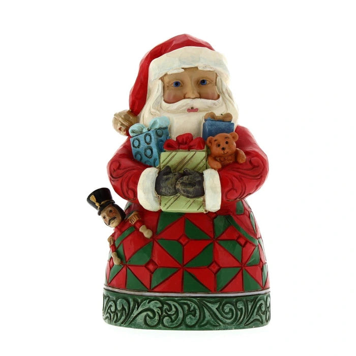 Santa with Gifts -  Jim Shore Heartwood Creek