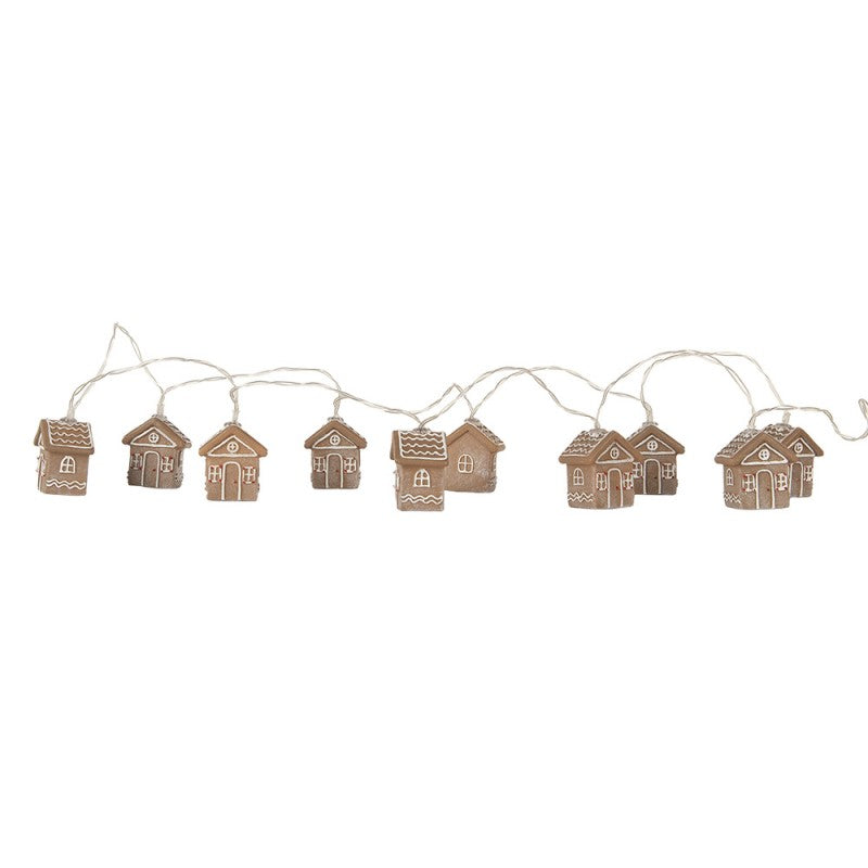 LED Gingerbread House String Lights – 150 cm