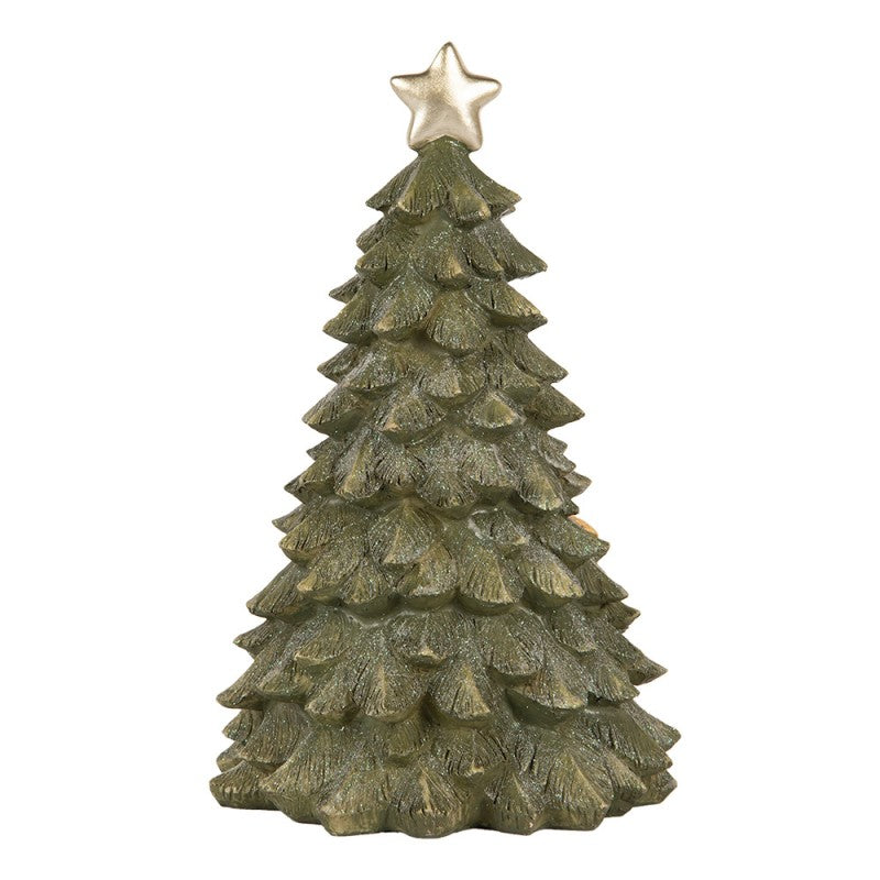 Presepe natalizio con albero e LED Clayre & Eef